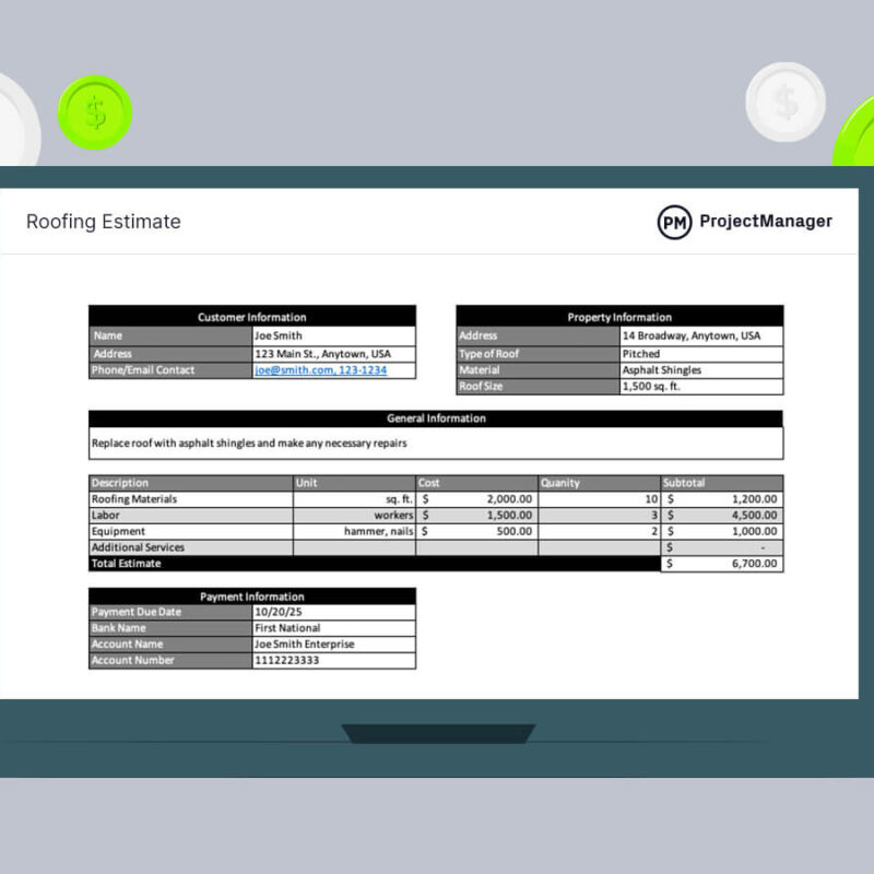Roofing-estimate-template